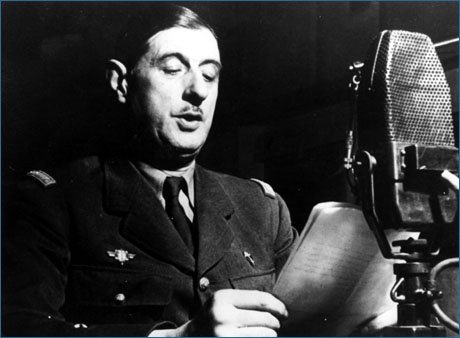 general de gaulle au micro le 18 juin